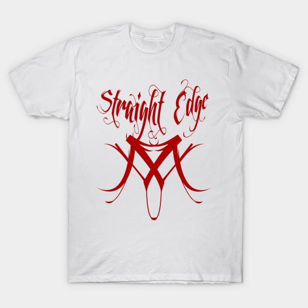 Straight Edge T-Shirt by schockgraphics